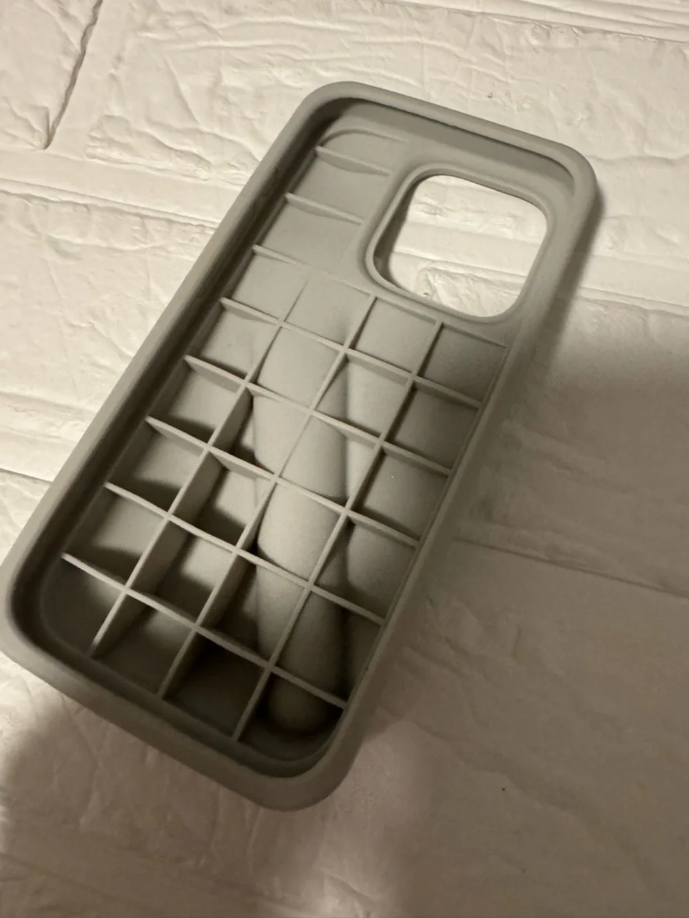 rhode Silicone Phone Case with Integrated Loop Gray fits iPhone 15Pro